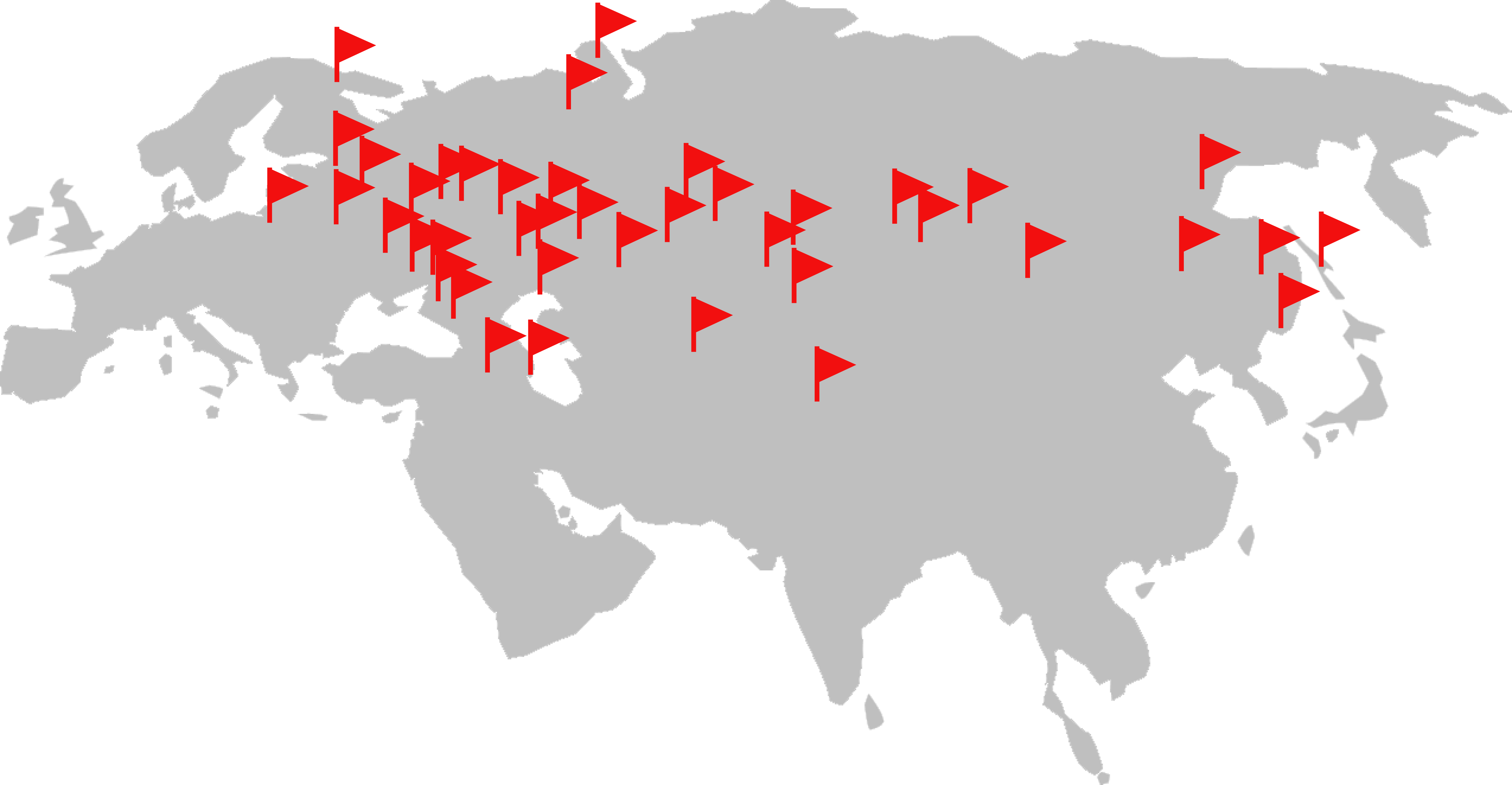 География наших проектов
